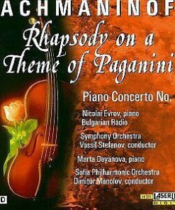 Nicolai Evrov, Marta Deyanova - Sergei Rachmaninoff - Concerto for Piano and Orchestra No.1 in F sharp minor Op.1 - Rhapsody on a Theme of Paganini Op.43 (CD, Single) (Near Mint (NM or M-))