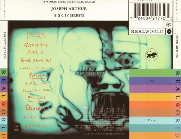 Joseph Arthur - Big City Secrets (CD, Album) (Near Mint (NM or M-)) - Image 5