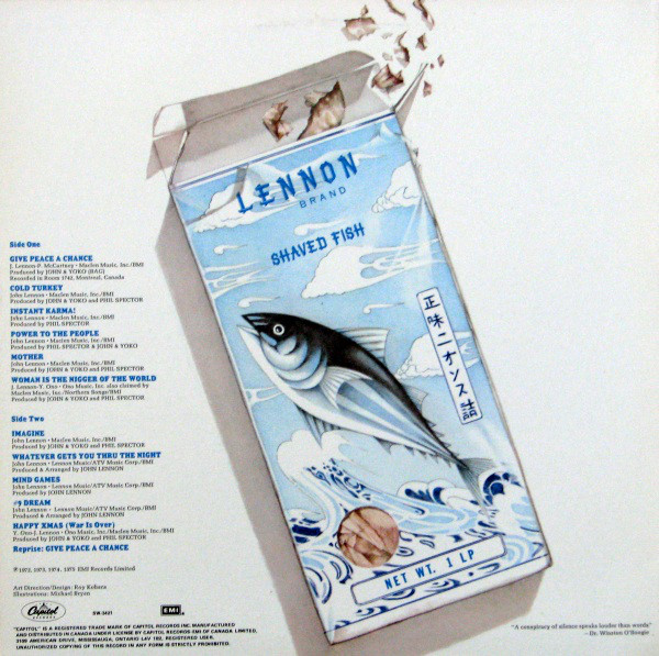 John Lennon / The Plastic Ono Band - Shaved Fish (LP, Comp, RE, Pur) (Mint (M)) - Image 2