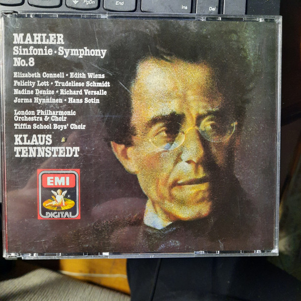 Mahler*, Klaus Tennstedt, London Philharmonic Orchestra & Choir*, Tiffin School Boys’ Choir*, Elizabeth Connell, Edith Wiens, Felicity Lott, Trudeliese Schmidt, Nadine Denize, Richard Versalle, Jorma Hynninen, Hans Sotin - Symphonie N°8 ("Symphony Of A Thousand") (2xCD, Album) (Near Mint (NM or M-))