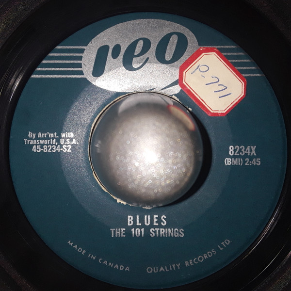 101 Strings - Basin Street Blues (7", Single) (Very Good (VG)) - Image 2