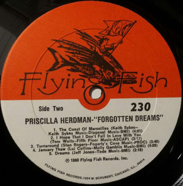Priscilla Herdman - Forgotten Dreams (LP, Album, All) (Mint (M)) - Image 4
