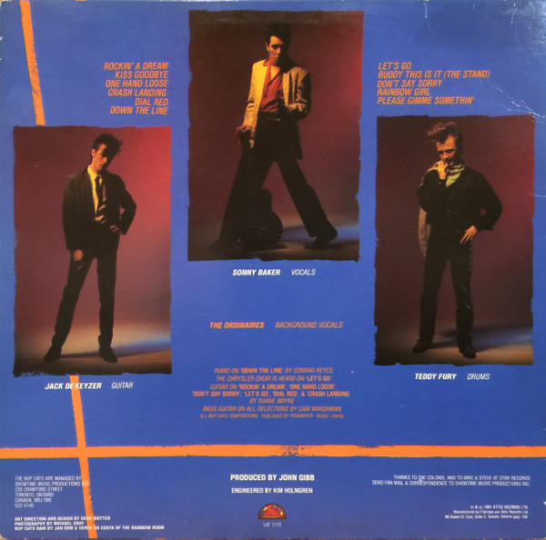 The Bopcats - The Bop Cats (LP, Album) (Mint (M)) - Image 2