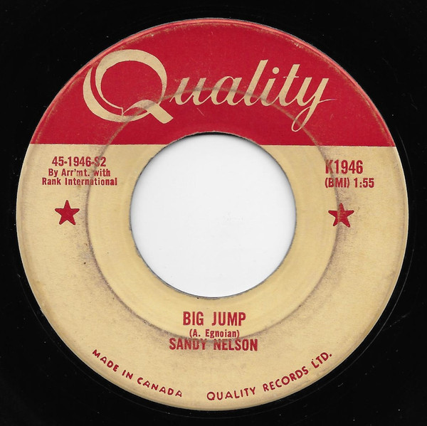 Sandy Nelson - Teen Beat (7") (Near Mint (NM or M-)) - Image 2