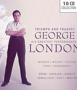 George London (2) - Triumph And Tragedy (10xCD, Comp + Box, Wal) (Near Mint (NM or M-))