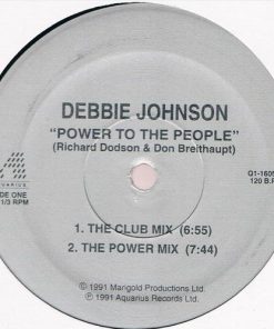 Debbie Johnson - Power To The People (12", Maxi) (Mint (M))