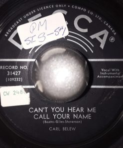Alternative view of Carl Belew - I Don't Know How I'll Live (And Feel This Way) (7", Single) (Good Plus (G+))