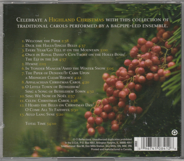 The McCallans - Highland Christmas (CD, Album) (Near Mint (NM or M-)) - Image 2