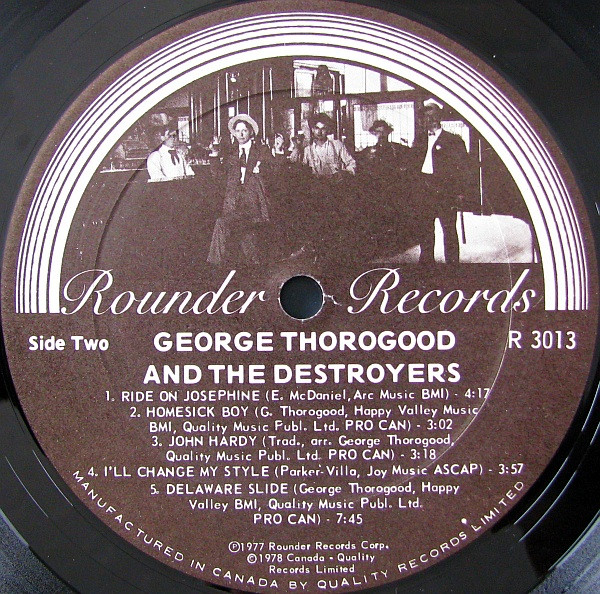 George Thorogood & The Destroyers - George Thorogood And The Destroyers (LP, Album) (Mint (M)) - Image 4