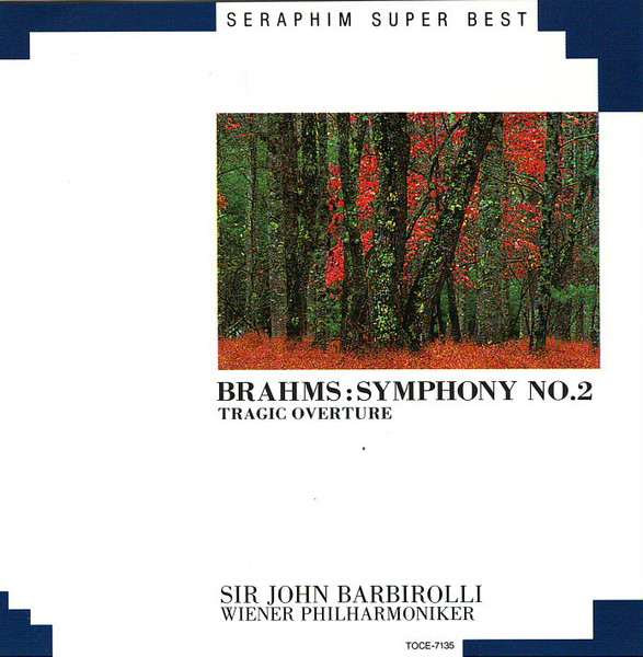 Johannes Brahms, Sir John Barbirolli, Wiener Philharmoniker - Symphony No.2 / Tragic Overture (CD, RE) (Near Mint (NM or M-)) - Image 2