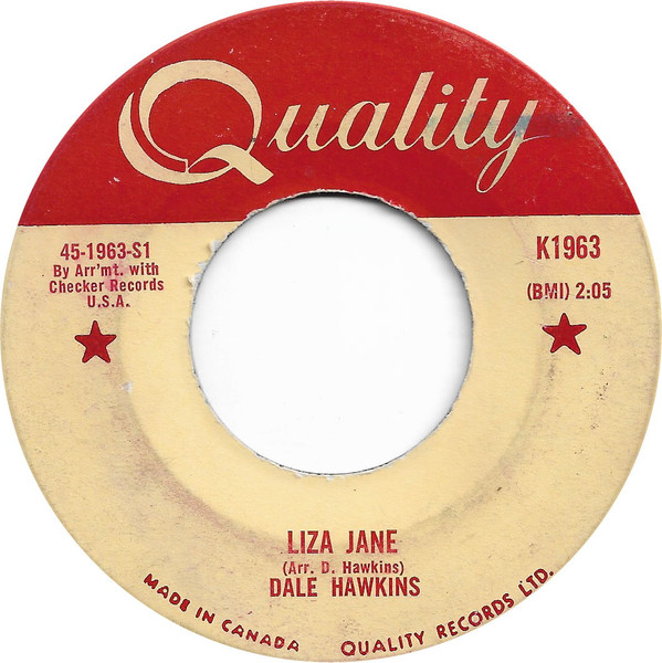 Dale Hawkins - Liza Jane / Back To School (7", Single, Mono) (Very Good Plus (VG+))