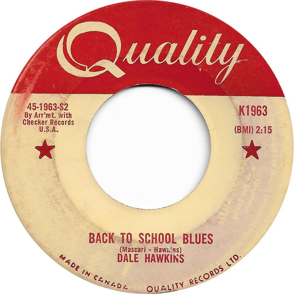Dale Hawkins - Liza Jane / Back To School (7", Single, Mono) (Very Good Plus (VG+)) - Image 2