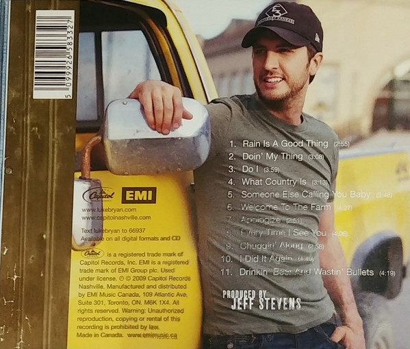 Luke Bryan - Doin' My Thing (CD, Album) (Near Mint (NM or M-)) - Image 2
