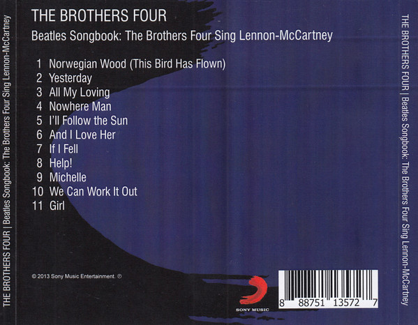 The Brothers Four - A Beatles Songbook: The Brothers Four Sing Lennon-McCartney (CD, Album, RE) (Mint (M)) - Image 2