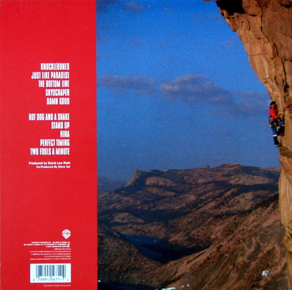David Lee Roth - Skyscraper (LP, Album) (Mint (M)) - Image 2