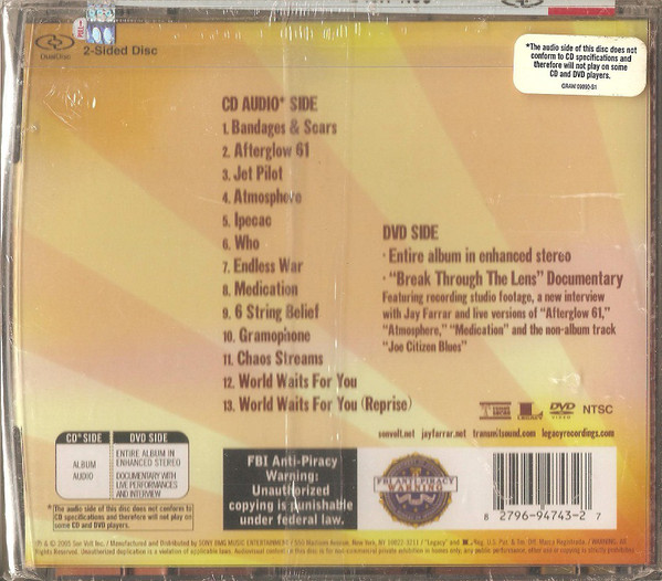 Son Volt - Okemah And The Melody Of Riot (Hybrid, DualDisc, Album, NTSC) (Near Mint (NM or M-)) - Image 2