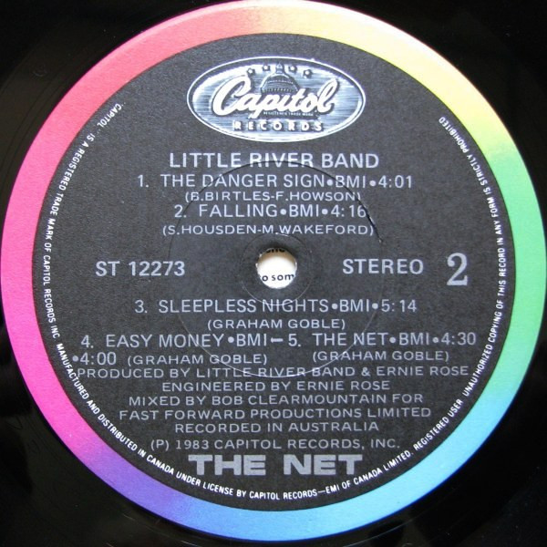 Little River Band - The Net (LP, Album) (Mint (M)) - Image 4