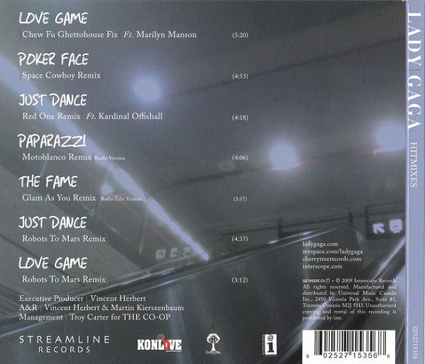 Lady Gaga - Hitmixes (CD, EP) (Near Mint (NM or M-)) - Image 2