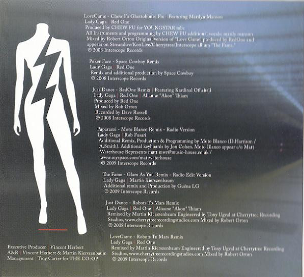 Lady Gaga - Hitmixes (CD, EP) (Near Mint (NM or M-)) - Image 4