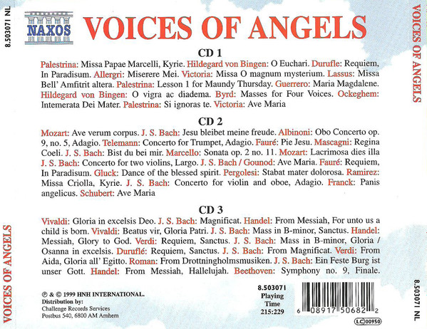Various - Voices Of Angels (3xCD, Comp, RM) (Near Mint (NM or M-)) - Image 2
