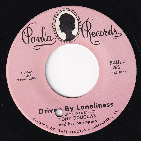 Tony Douglas & His Shrimpers - Fastest Gun Alive / Driven By Loneliness (7", Single) (Very Good Plus (VG+)) - Image 2