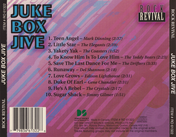 Various - Juke Box Jive (CD, Comp) (Mint (M)) - Image 2
