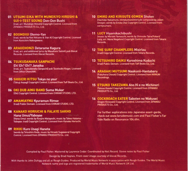 Various - The Rough Guide To The Best Japanese Music You've Never Heard (CD, Comp) (Near Mint (NM or M-)) - Image 4