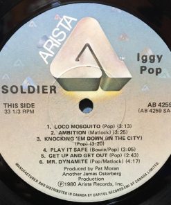 Iggy Pop - Soldier (LP, Album) (Mint (M)) - Image 3