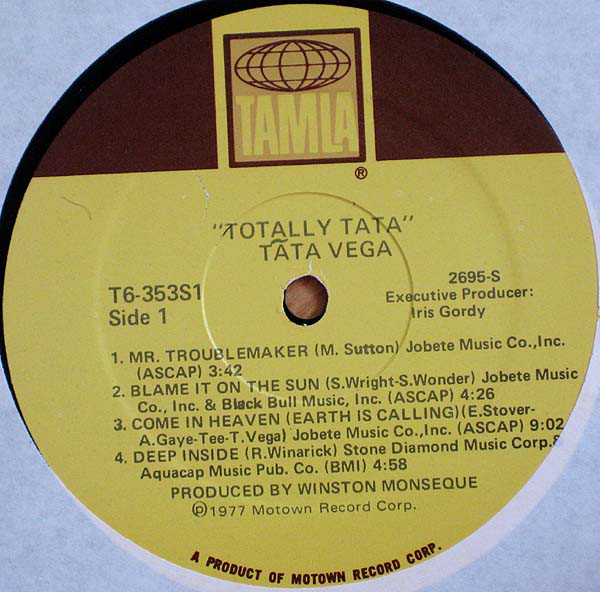 Tata Vega - Totally Tata (LP, Album) (Mint (M)) - Image 3