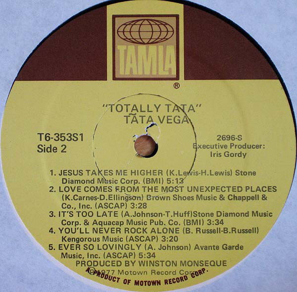 Tata Vega - Totally Tata (LP, Album) (Mint (M)) - Image 4