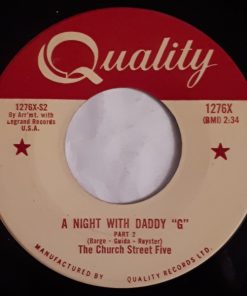 Alternative view of Daddy "G" And The Church Street Five - A Night With Daddy "G" (7", Single) (Very Good Plus (VG+))