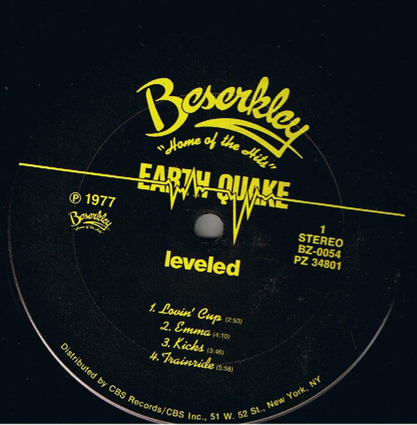 Earth Quake (2) - Leveled (LP, Album) (Mint (M)) - Image 3