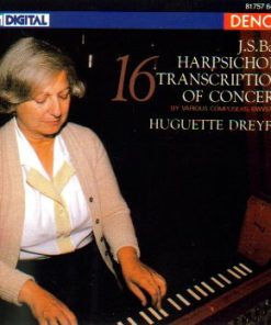 Johann Sebastian Bach, Huguette Dreyfus - 16 Harpsichord Transcriptions Of Concerti By Various Composers, BWV 972/987 (2xCD, Album) (Near Mint (NM or M-))