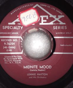 Alternative view of Lennie Hayton - Midnite Mood / The Sands Of Time (7") (Very Good Plus (VG+))