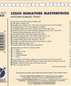 Alternative view of Antonin Kubalek - Czech Miniature Masterpieces (CD, Album) (Near Mint (NM or M-))