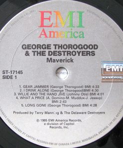 George Thorogood & The Destroyers - Maverick (LP, Album) (Mint (M)) - Image 3
