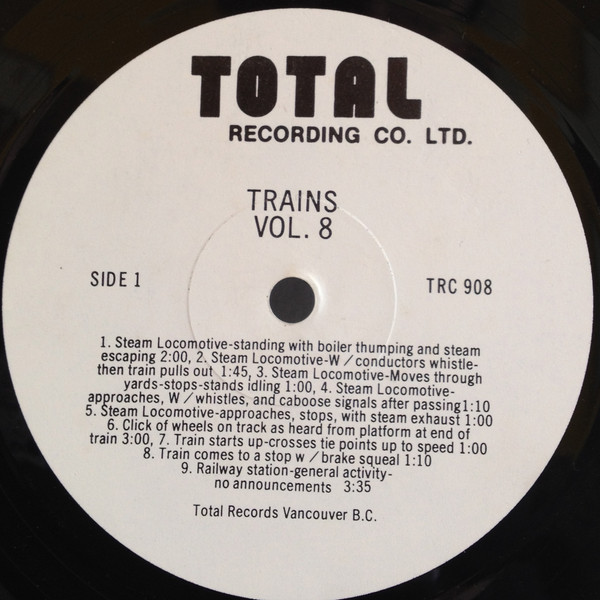 No Artist - Trains (LP) (Mint (M)) - Image 2