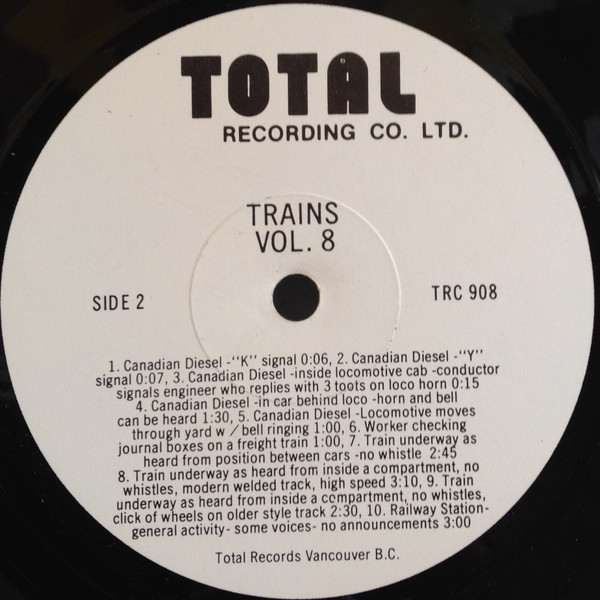 No Artist - Trains (LP) (Mint (M)) - Image 3
