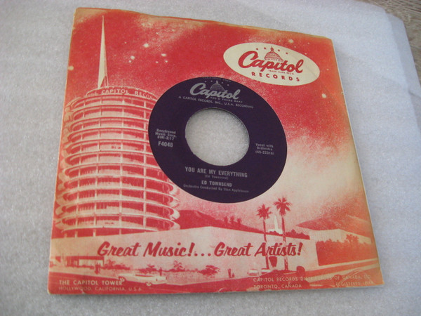 Ed Townsend - When I Grow Too Old To Dream / You Are My Everything (7", Single) (Near Mint (NM or M-)) - Image 2