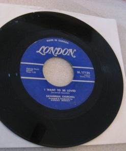 Alternative view of Savannah Churchill - Time Out For Tears / I Want To Be Loved (7", Single) (Very Good (VG))