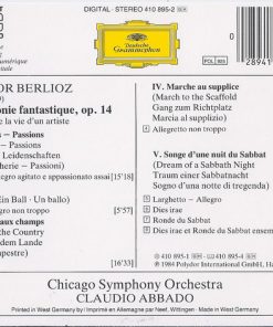 Alternative view of Hector Berlioz - Chicago Symphony Orchestra, Claudio Abbado - Symphonie Fantastique (CD, Album) (Near Mint (NM or M-))