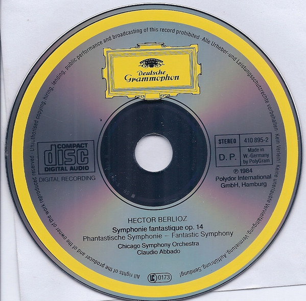 Hector Berlioz - Chicago Symphony Orchestra, Claudio Abbado - Symphonie Fantastique (CD, Album) (Near Mint (NM or M-)) - Image 3