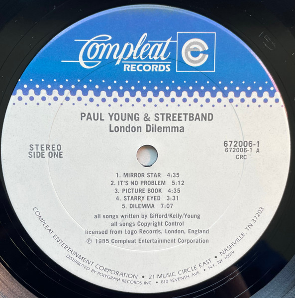 Paul Young And Streetband - London Dilemma (A Compleat Collection) (2xLP, Comp, Club, Car) (Mint (M)) - Image 5