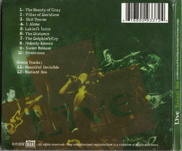 Live - Radiant Sea: A Collection Of Bootleg Rarities And Two New Songs (CD, Ltd) (Near Mint (NM or M-)) - Image 2