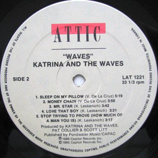 Katrina And The Waves - Waves (LP, Album) (Mint (M)) - Image 4