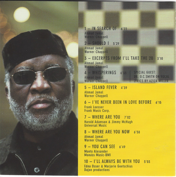Ahmad Jamal - In Search Of Momentum (1-10) (CD, Album) (Near Mint (NM or M-)) - Image 2
