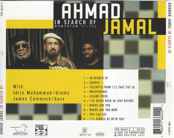 Ahmad Jamal - In Search Of Momentum (1-10) (CD, Album) (Near Mint (NM or M-)) - Image 5