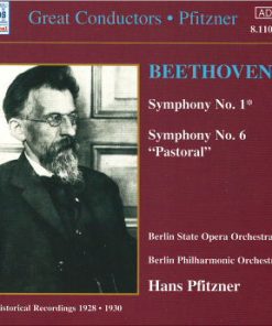 Ludwig van Beethoven, Hans Pfitzner, Staatskapelle Berlin, Berliner Philharmoniker - Symphony No. 1 / Symphony No. 6 "Pastoral" (CD, Album, Mono, RE) (Near Mint (NM or M-))