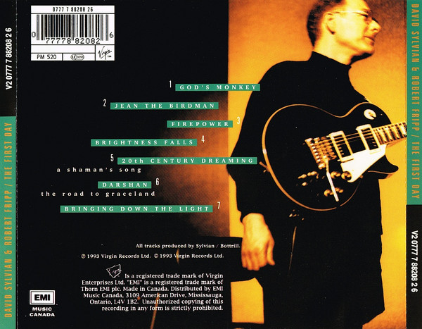 David Sylvian & Robert Fripp - The First Day (CD, Album) (Near Mint (NM or M-)) - Image 4