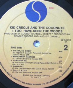 Kid Creole And The Coconuts - I, Too, Have Seen The Woods (LP, Album) (Mint (M)) - Image 4